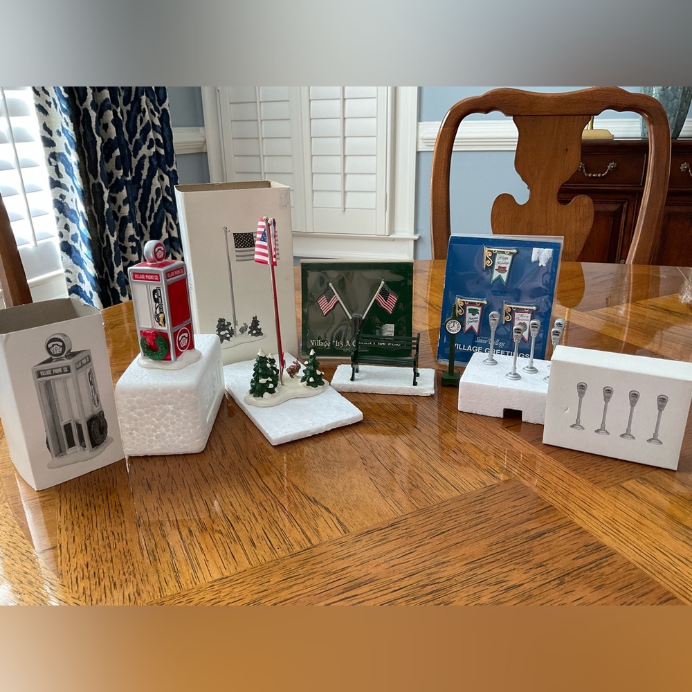 Department 56 Snow Village Accessory Bundle